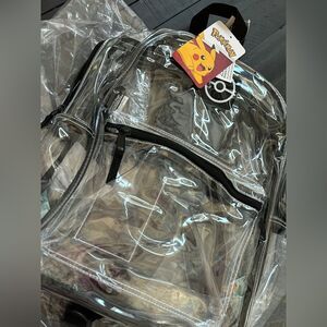Pokemon Clear Backpack NEW